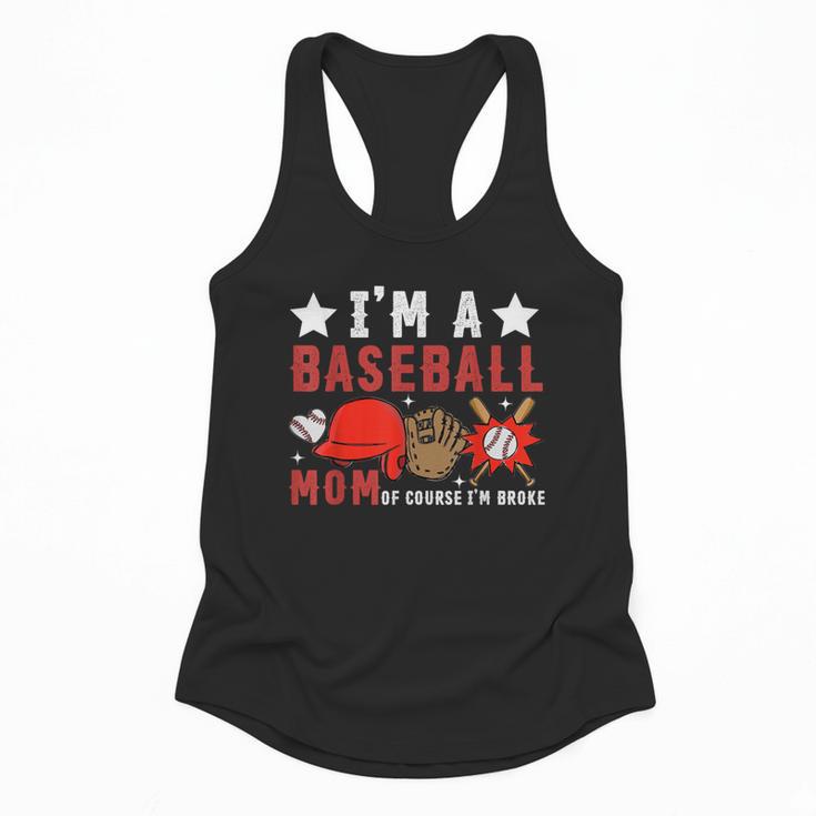 I'm A Baseball Mom Of Course I'm Broke Flowy Tank