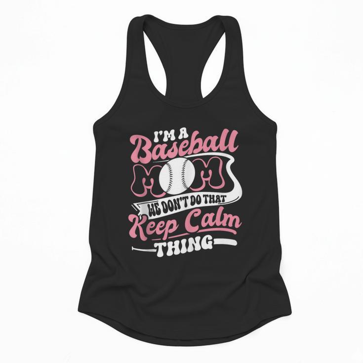 I'm a Baseball Mom We Don't Do That Keep Calm Thing Flowy Tank
