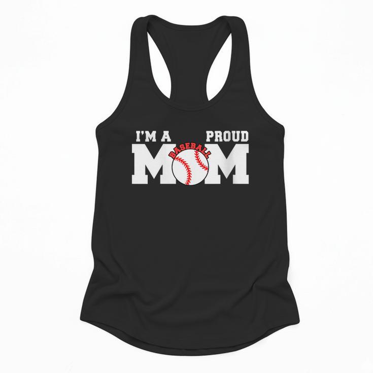 I'm A Proud Mom Baseball Mom Flowy Tank