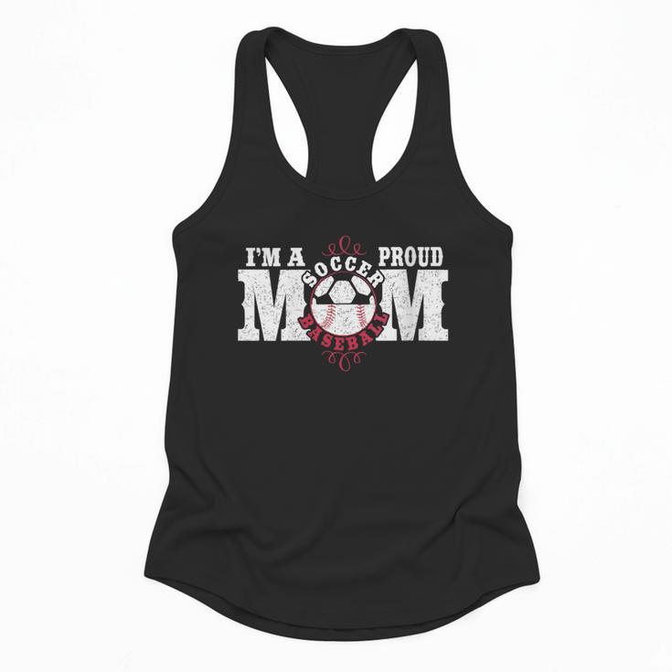 I'm a Proud Soccer Baseball Mom Flowy Tank