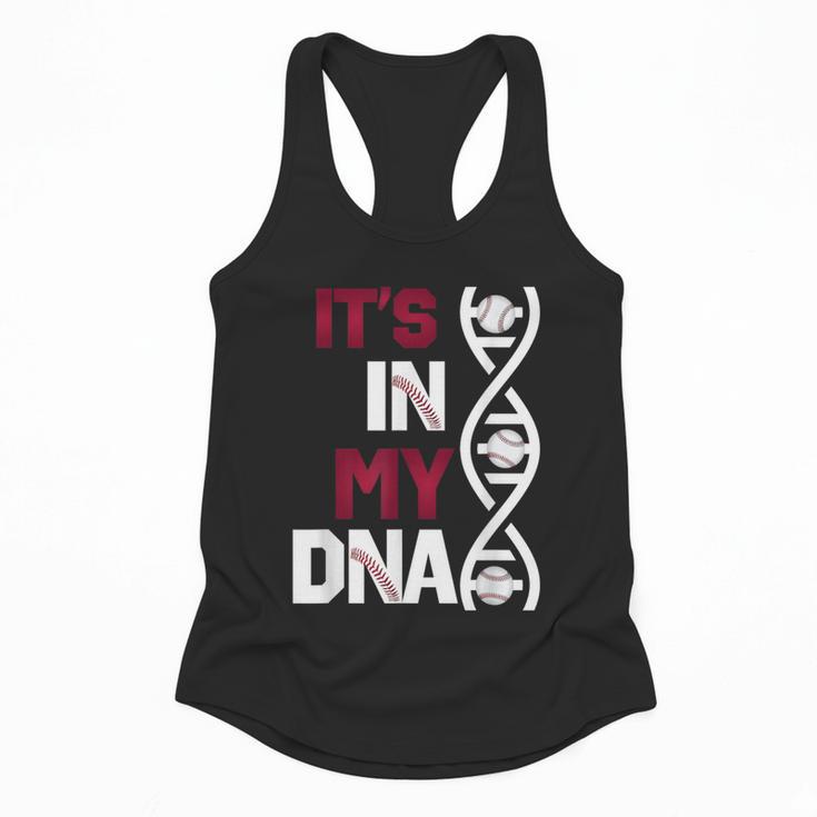ITS In My DNA Baseball Sport Player Saying Flowy Tank