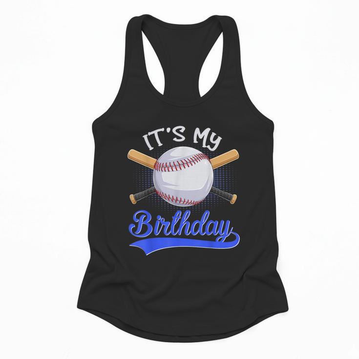 Kids 8th Baseball Birthday Party Boys Sport Fan 8 Years Old Flowy Tank