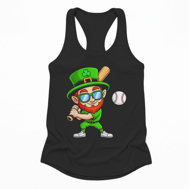 Kids St Patricks Day Shirt Leprechaun Baseball Boys Men Flowy Tank