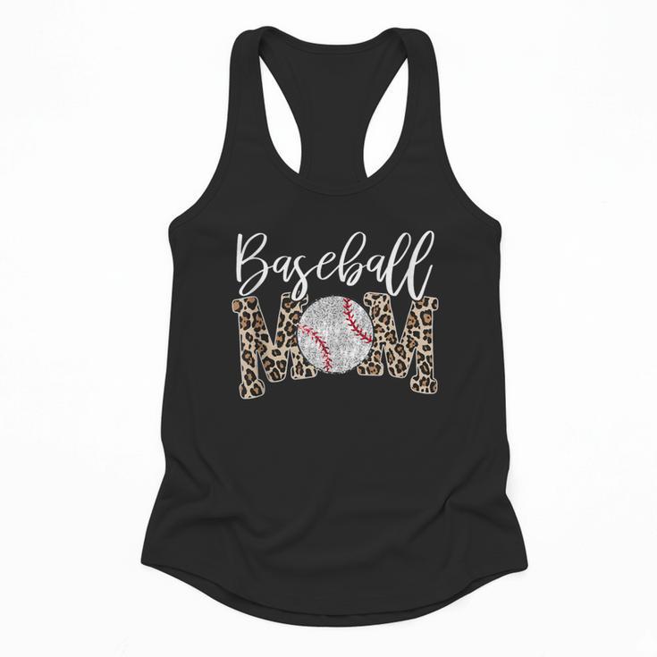 Leopard Baseball Mom Matching Softball Mama Family Matching Flowy Tank