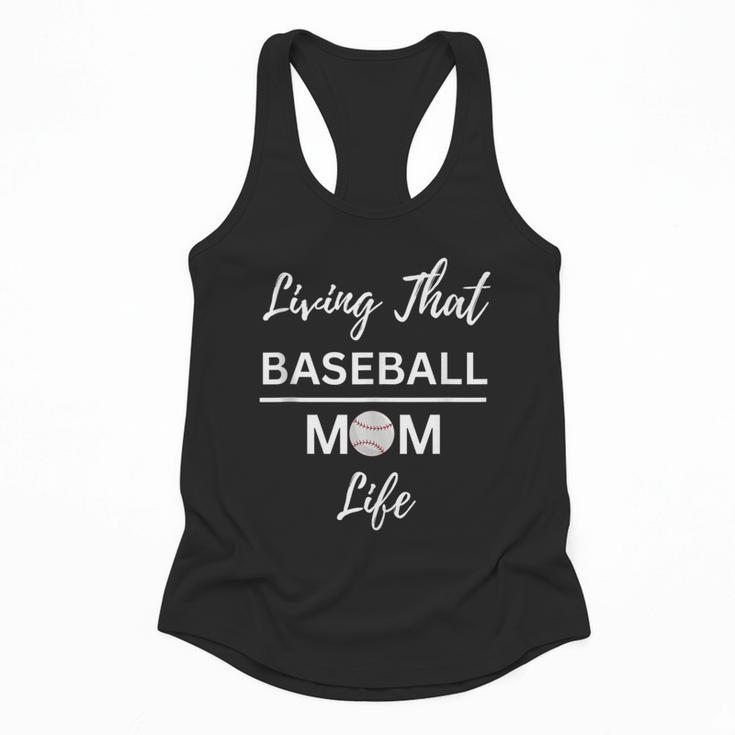 Living That Baseball Mom Life Flowy Tank