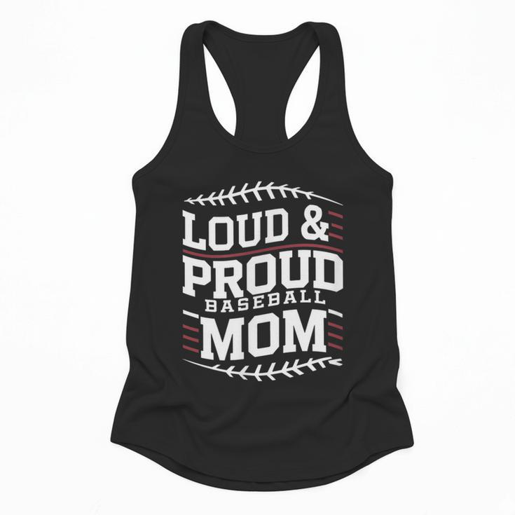 Loud & Proud Baseball Mom Mama Sport Cute Flowy Tank
