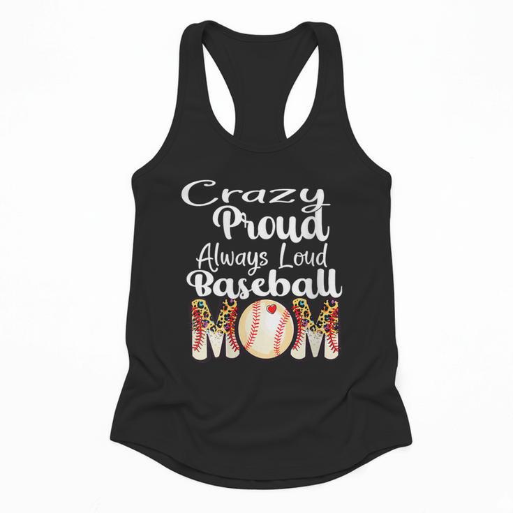 Loud And Proud Baseball Mom Messy Bun 2024 Flowy Tank