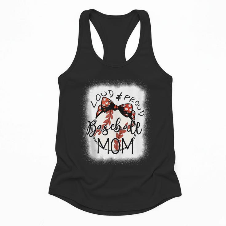 Loud Proud Baseball Mom Mommy Flowy Tank