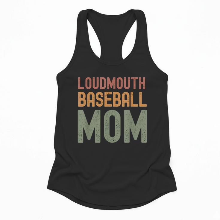 Loudmouth Baseball Mom Mother's Day Sports Cute Flowy Tank