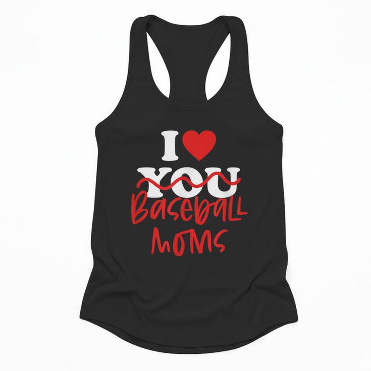 I Love Baseball Moms Flowy Tank