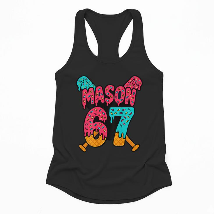 Mason 67 Ice Cream Drip Baseball Meme Flowy Tank