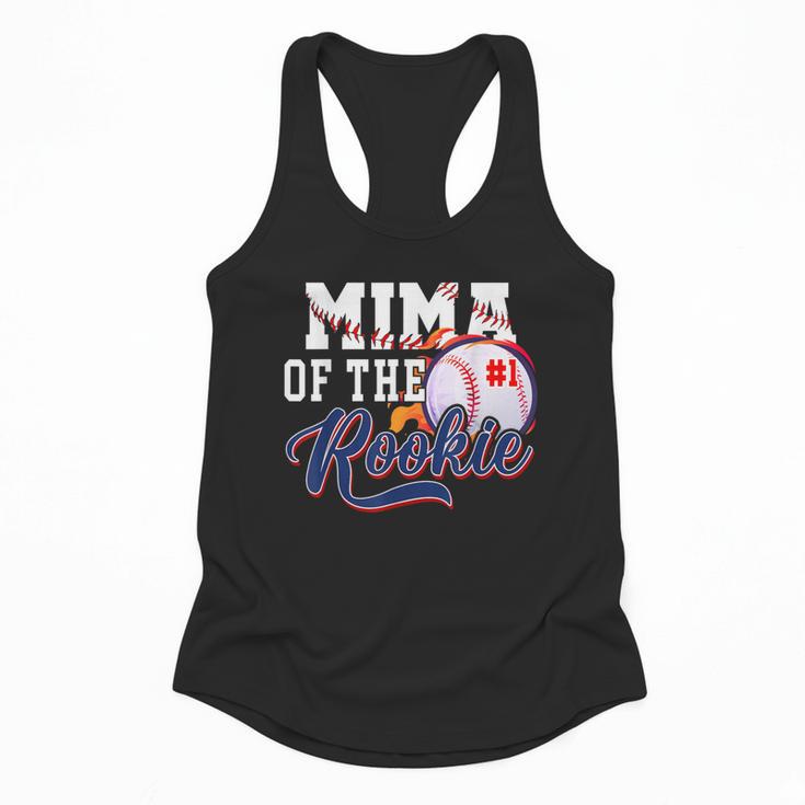 Mima Rookie Of Year 1st Birthday Baseball Theme Matching Flowy Tank