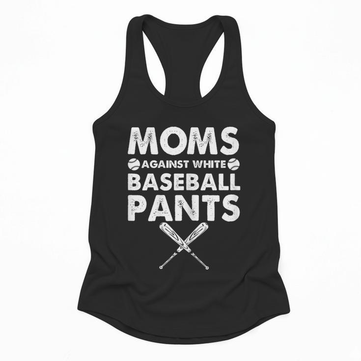 Moms Against Baseball Pants Baseball Mom Mother's Day Flowy Tank