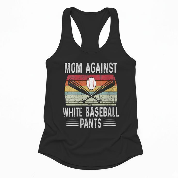 Moms Against Baseball Pants Mothers Baseball Mom Flowy Tank