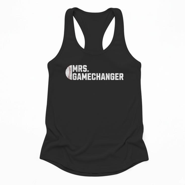 Mrs Gamechanger Baseball Scorekeeper Love Flowy Tank