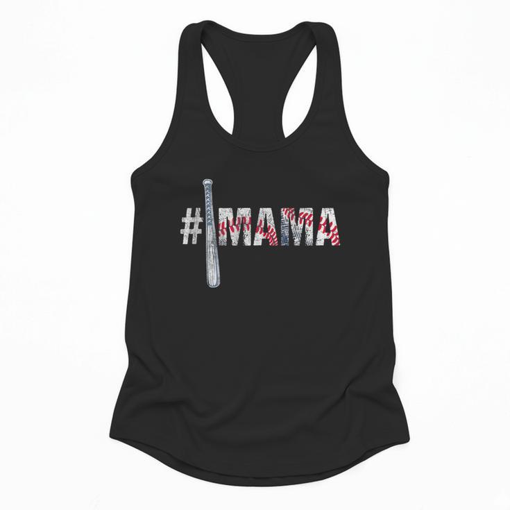 Number One Baseball Mom For Mothers Day Baseball Mama Flowy Tank