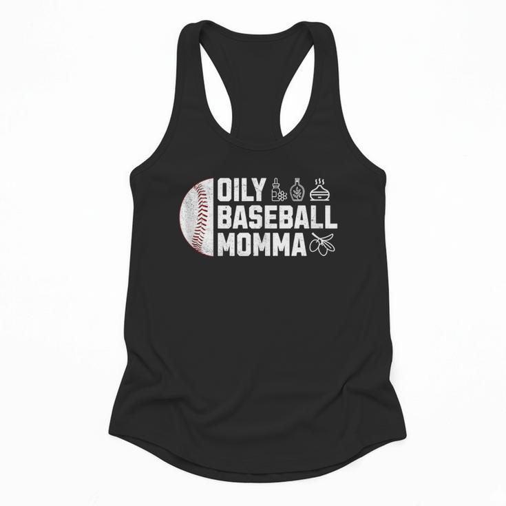 Oily Baseball Momma Essential Oils Meme For Oils Mom Flowy Tank