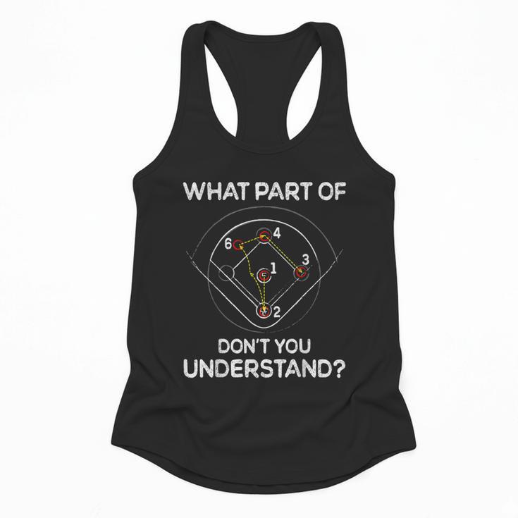 What Part Of Dont You Understand 6432 Baseball Flowy Tank