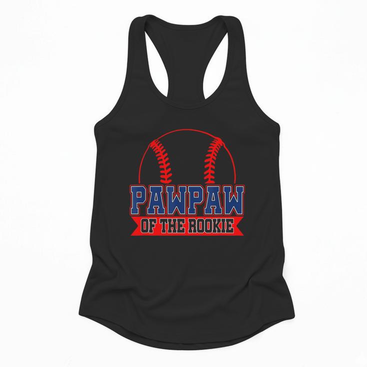 Pawpaw Rookie Of Year 1st Birthday Baseball Theme Matching Flowy Tank