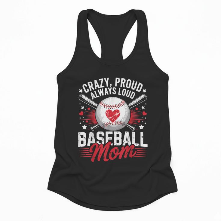 Proud Baseball Mom For Women Mom Baseball Mama Flowy Tank