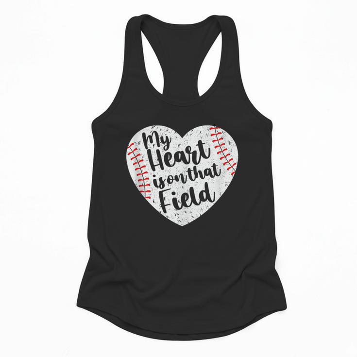 Retro My Heart Is On That Field Baseball Mom Mother's Day Flowy Tank Retro My Heart Is On That Field Baseball Mom Mother's Day Flowy Tank
