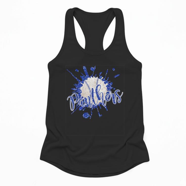 School Spirit Panthers Panther Pride Baseball Mom For Women Flowy Tank