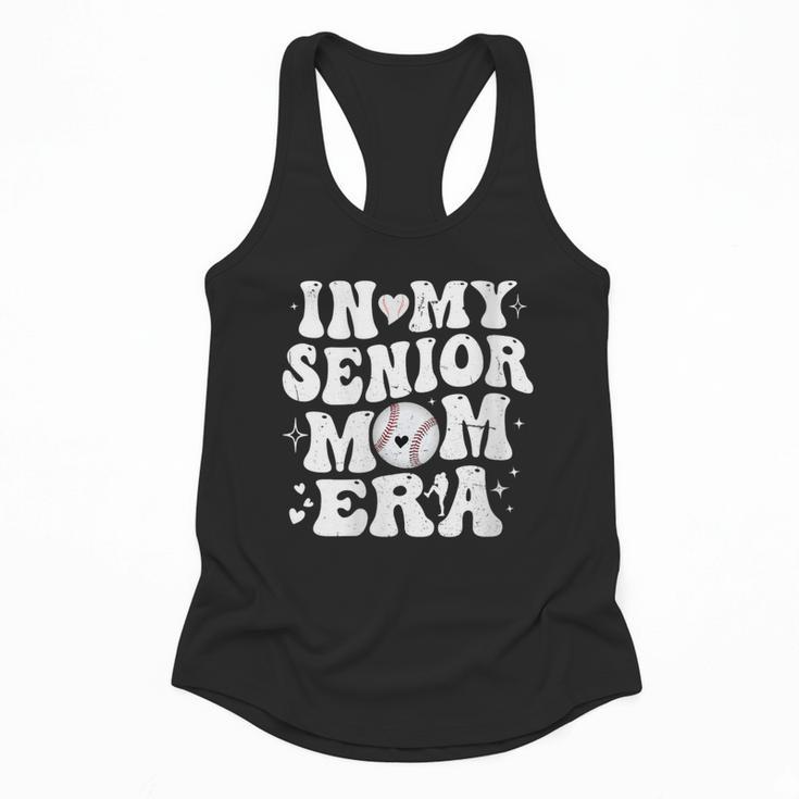 In My Senior Mom Era Class Of 2024 Groovy Baseball Mom Life Flowy Tank
