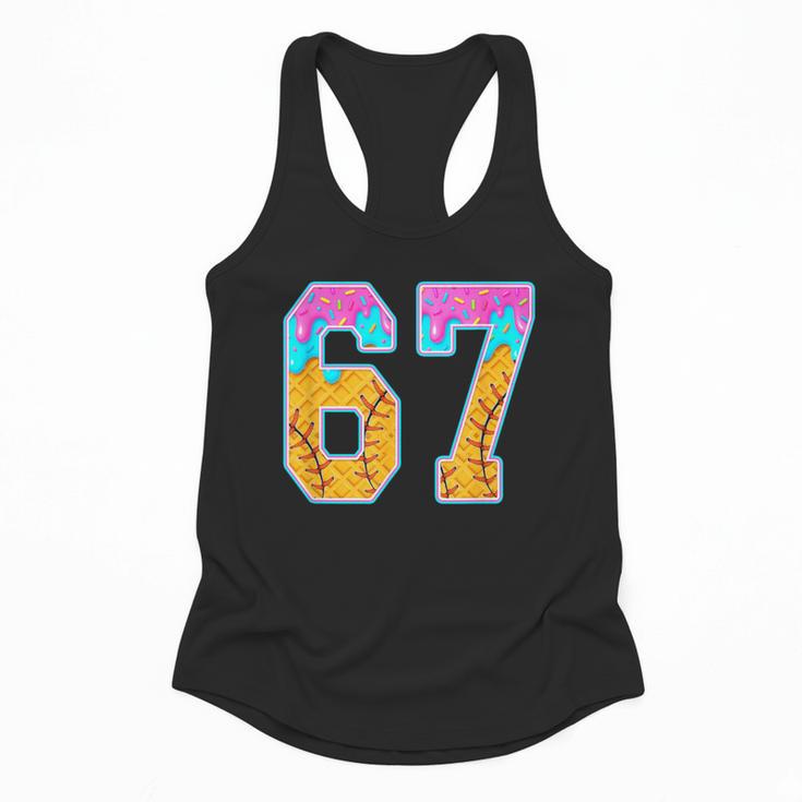 Six Seven Baseball Drip Flowy Tank