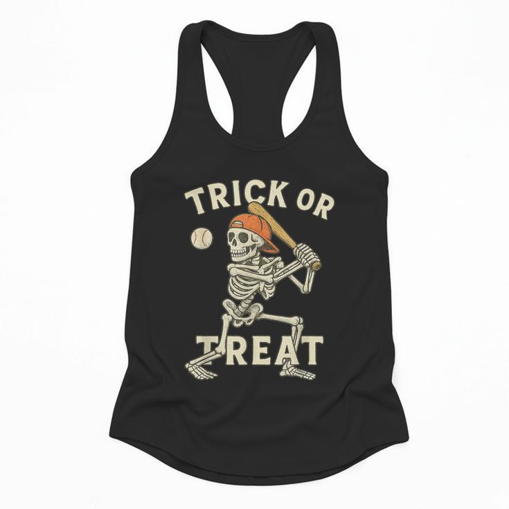 Skeleton Baseball Halloween Costume Men Boys Kids Tee Flowy Tank
