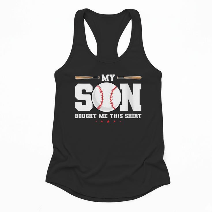 My Son Bought Me This Baseball Mom Flowy Tank