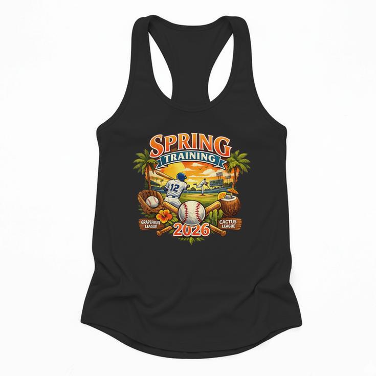 Spring Training 2026 Baseball Vintage Sunset Flowy Tank