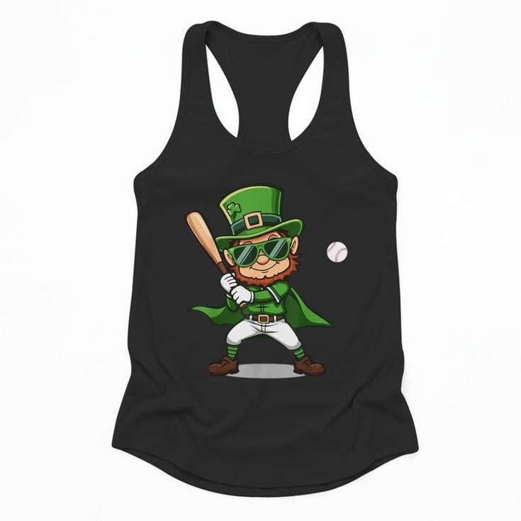 St Patrick’s Day Leprechaun Baseball Irish Graphic Flowy Tank
