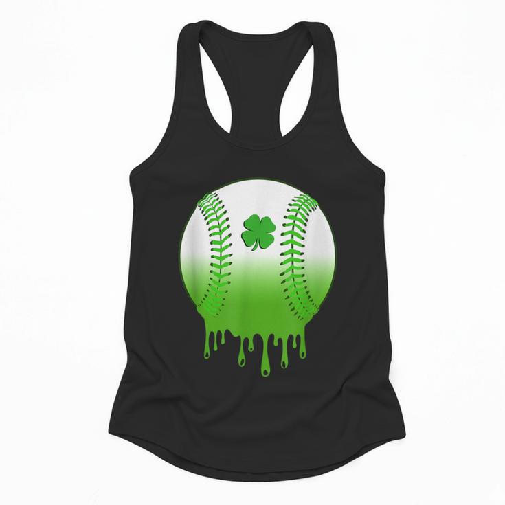 St Patricks Day Shamrock Baseball Irish Boys Kids Men Flowy Tank