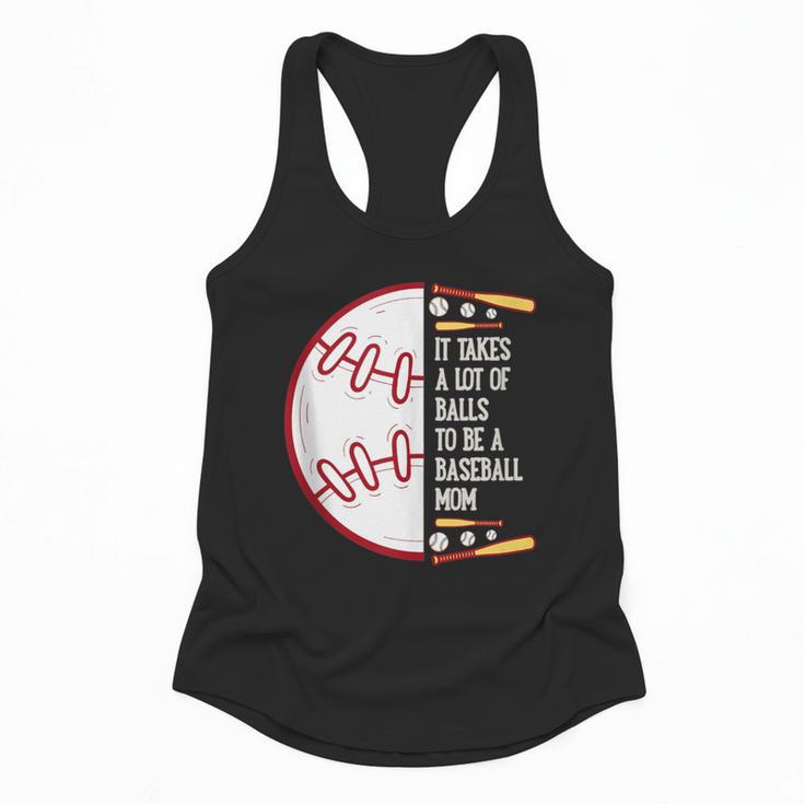 It Takes a Lot Of Balls To Be a Baseball Mom Flowy Tank