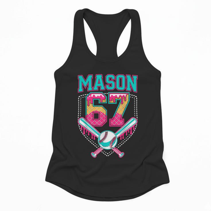 Trendy Mason 67 Mem Ice Cream Drip Baseball Birthday Costume Flowy Tank