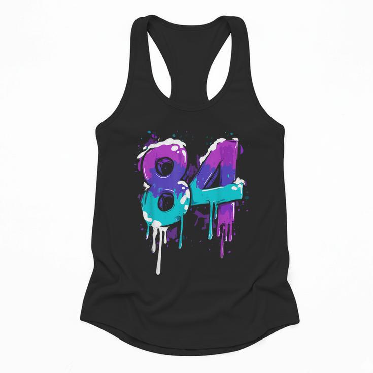 Vintage Baseball 84 Number Flowy Tank