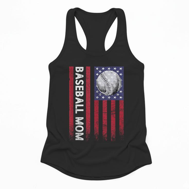 Vintage Baseball Mom Proud Family Summer Baseball Player Flowy Tank
