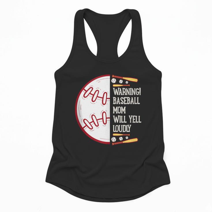 Warning Baseball Mom Will Yell Loudly Flowy Tank