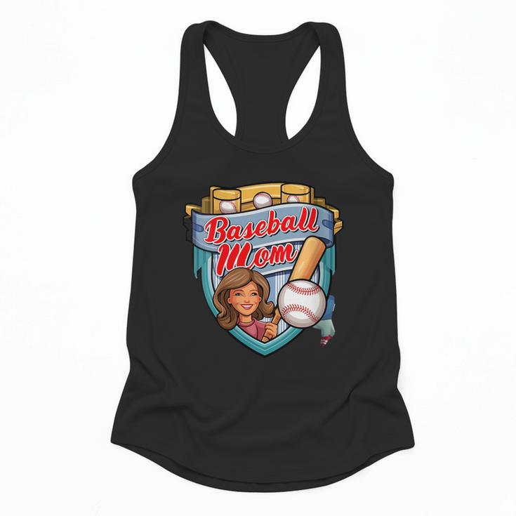 Womens Baseball Mom Mama Mother's In My Baseball Mom Era Flowy Tank