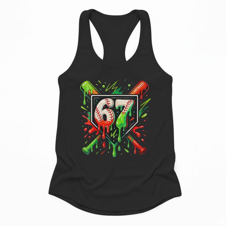 Xmas Baseball Six Seven 67 Meme Ice Cream Drip Men Women Flowy Tank