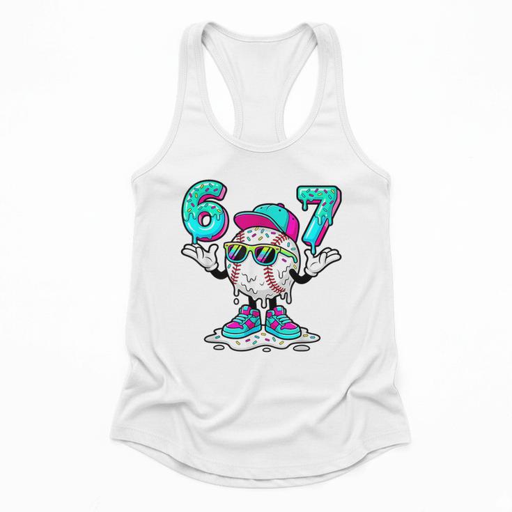 67 Baseball Drip Ice Cream 67 Baseball Men Boy Kids Flowy Tank