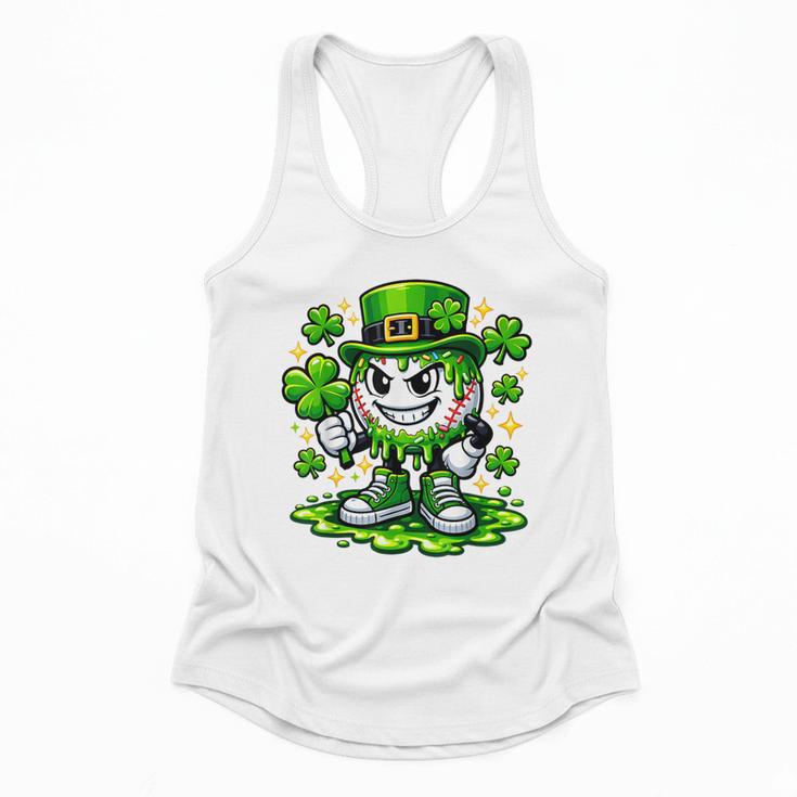 Baseball Drip Icecream Apparel Youth Boy St Patrick Day Flowy Tank