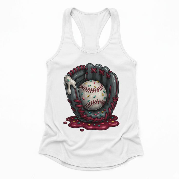 Baseball Drip Team For Boys And Girls Ice Cream Cool Premium Tri-Blend Flowy Tank