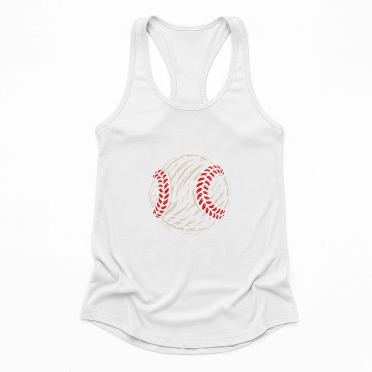 Baseball Gigi Distressed Vintage Grandma Game Day Flowy Tank