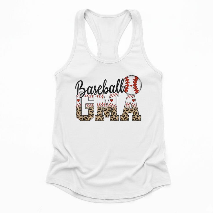Baseball Gma Women BallPark Gma Baseball Mom Mother's Day Flowy Tank