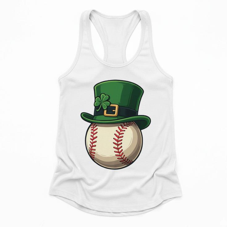 Baseball Leprechaun Hat Saint Patrick Retro Flowy Tank