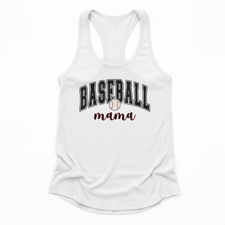 Baseball Mama Cute Women Team Mom Or Baseball Mom Sports Flowy Tank