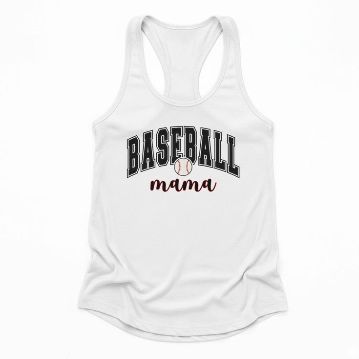 Baseball Mama Cute Women Team Mom Or Baseball Mom Sports Premium Flowy Tank