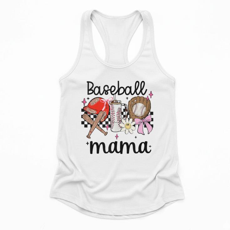 Baseball Mama Baseball Mom Cute T-Ball Mom Ballpark Mom Flowy Tank