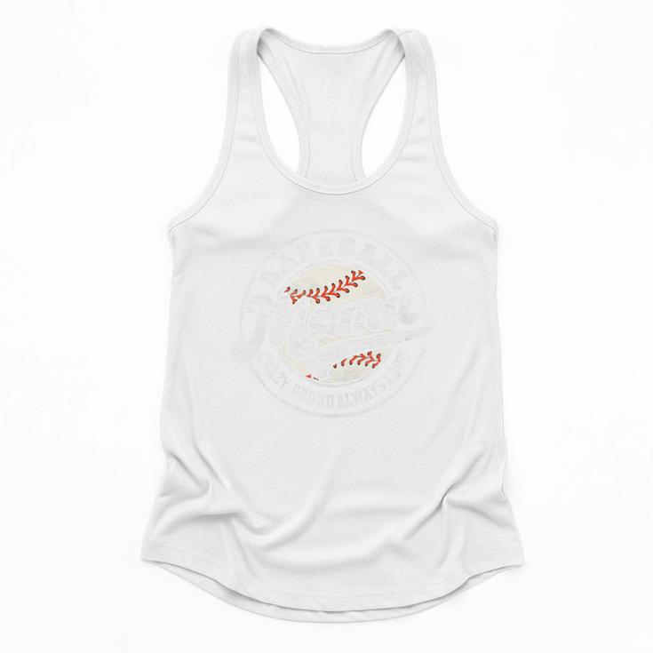 Baseball Mama Baseball Mom Matching Family Crazy Proud Premium Flowy Tank